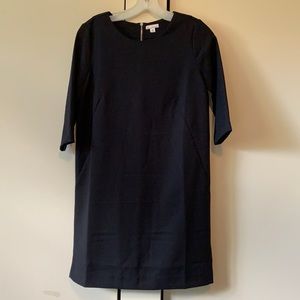 GAP Black 3/4 Sleeve Dress